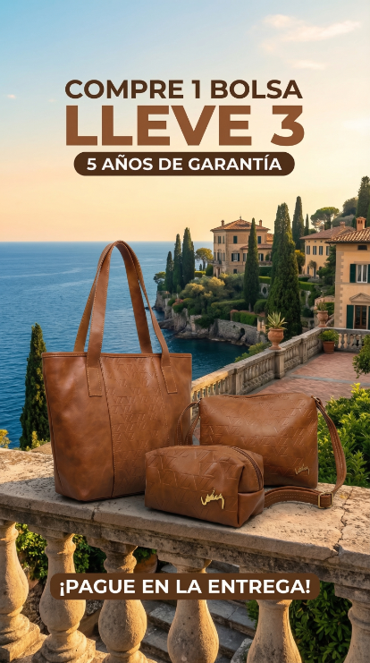 ¡Compra 1 Bolso de Cuero VLZ y LLÉVATE +3!