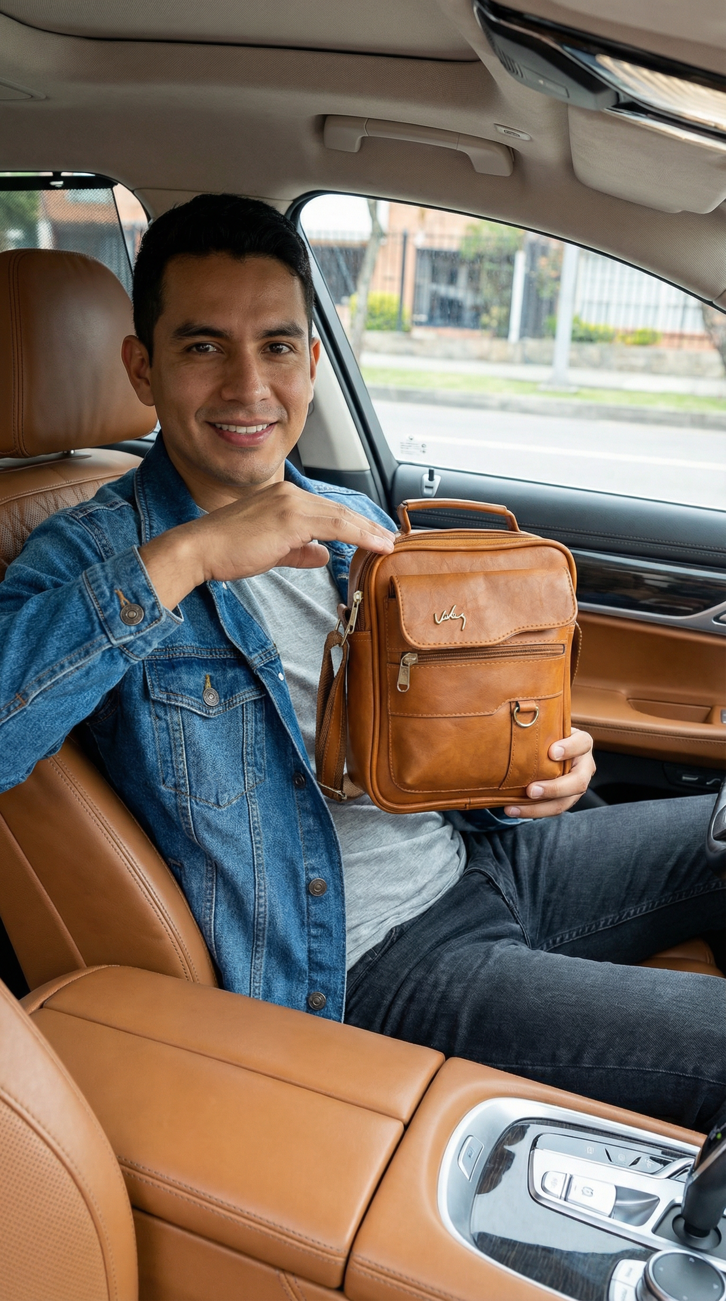 🔥 ¡Liquidación Vélez! - BOLSO CUERO PREMIUM VÉLEZ
