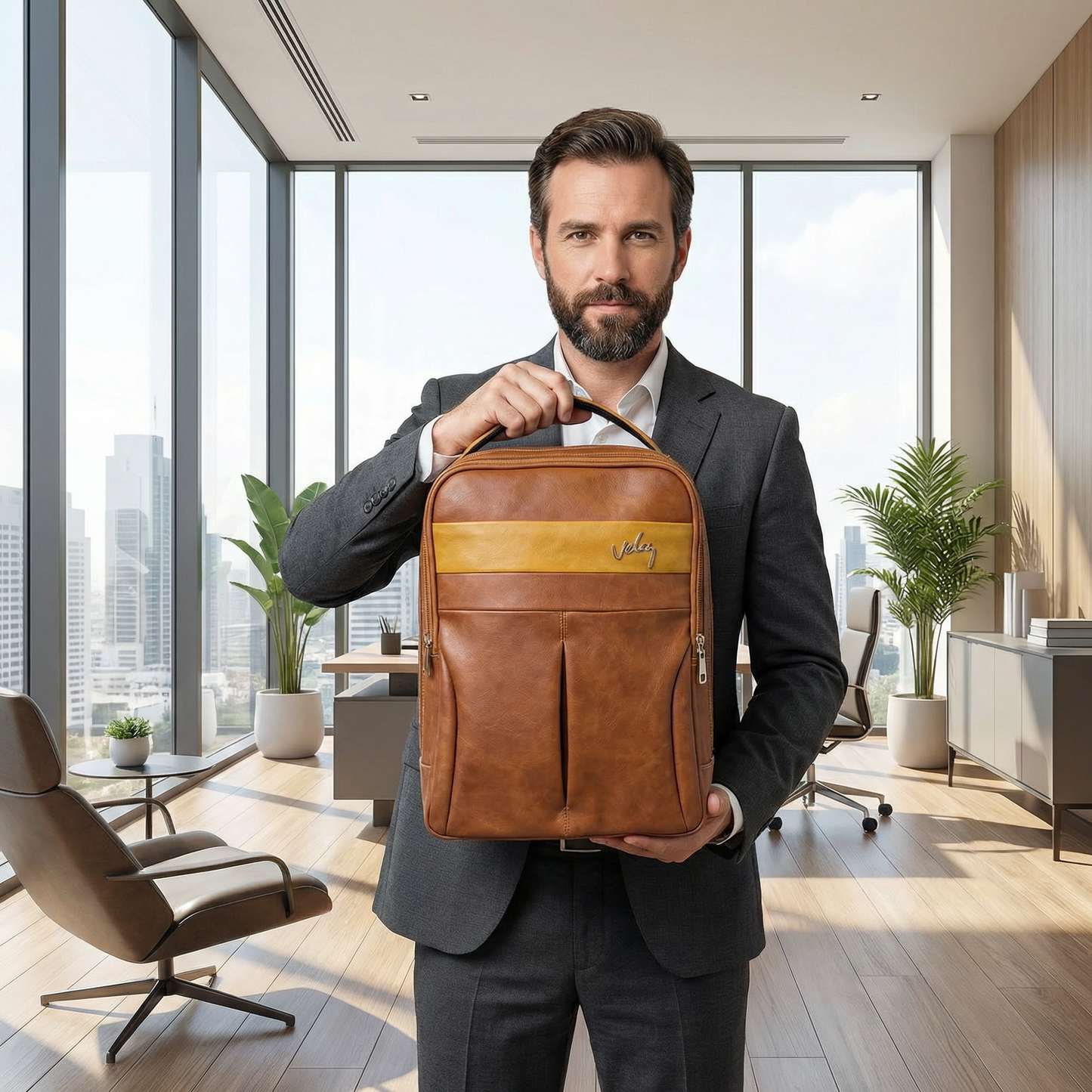 🔥 ¡Última Oportunidad! - MORRAL CUERO PREMIUM VÉLEZ