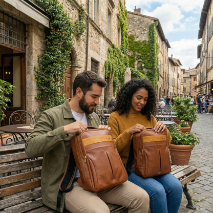 🔥 ¡Última Oportunidad! - MORRAL CUERO PREMIUM VÉLEZ