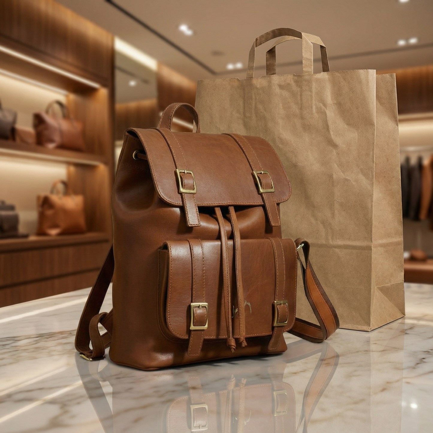 🔥 Liquidación – Morral de Cuero